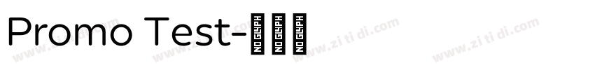 Promo Test字体转换
